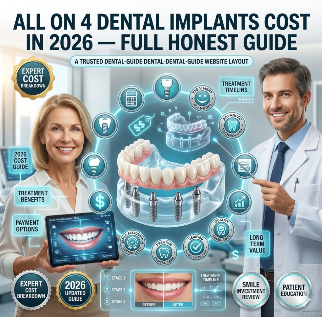 All on 4 Dental Implants Cost in 2026 — Full Honest Guide