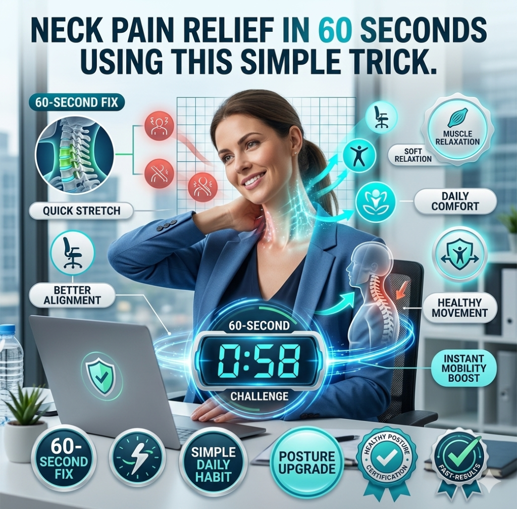 Neck Pain Relief in 60 Seconds Using This Simple Trick
