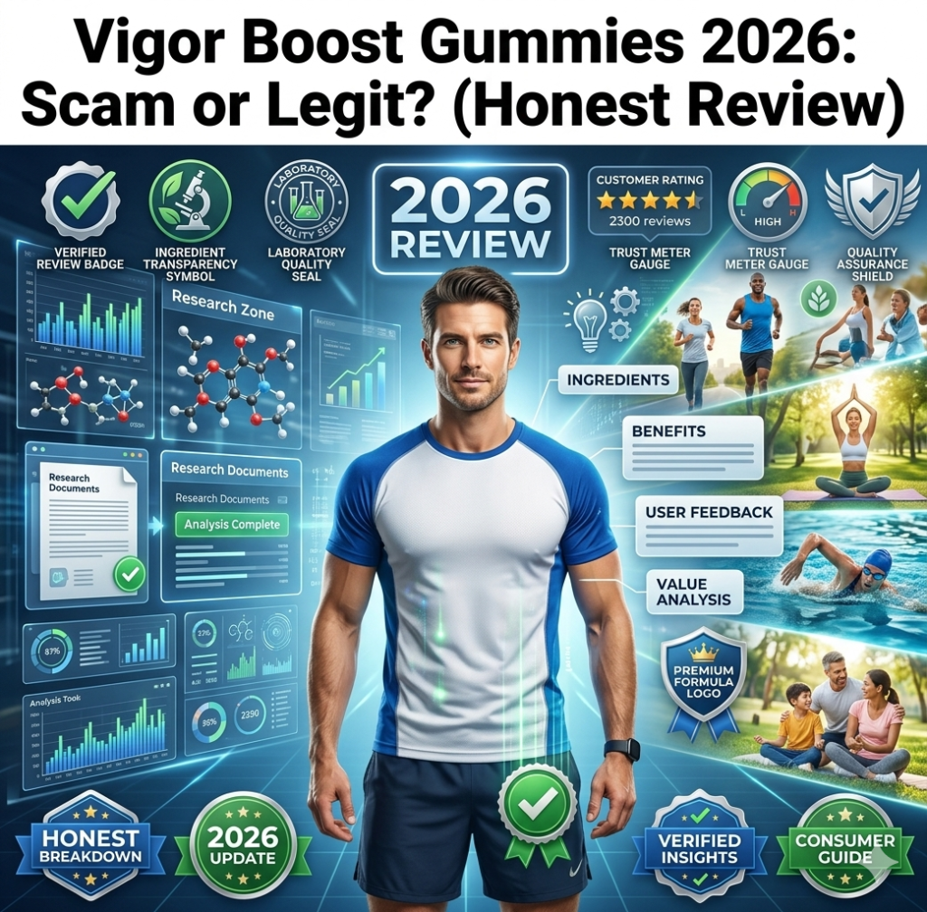 Vigor Boost Gummies 2026 Scam or Legit (Honest)