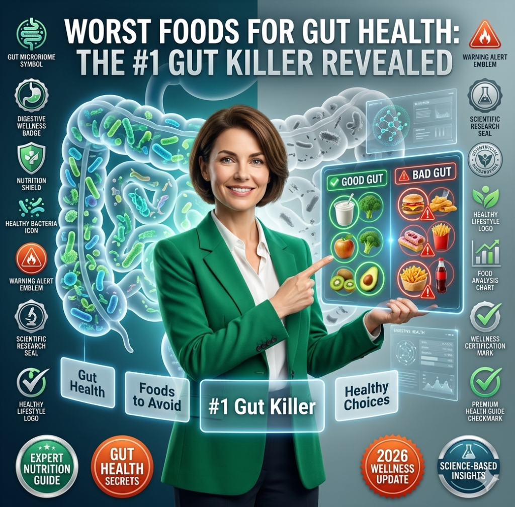 Worst Foods for Gut Health The #1 Gut Killer Revealed