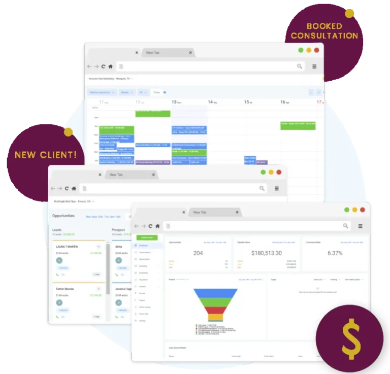 hypnobiz in a box graph showing hypnotherapist business software to grow hypnotherapy business