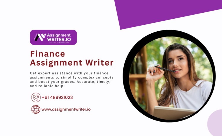 finance assignment writer