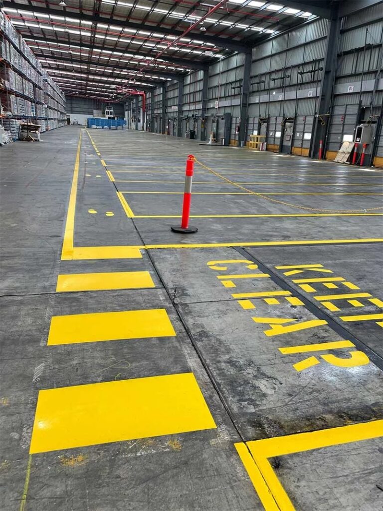 warehouse line marking
