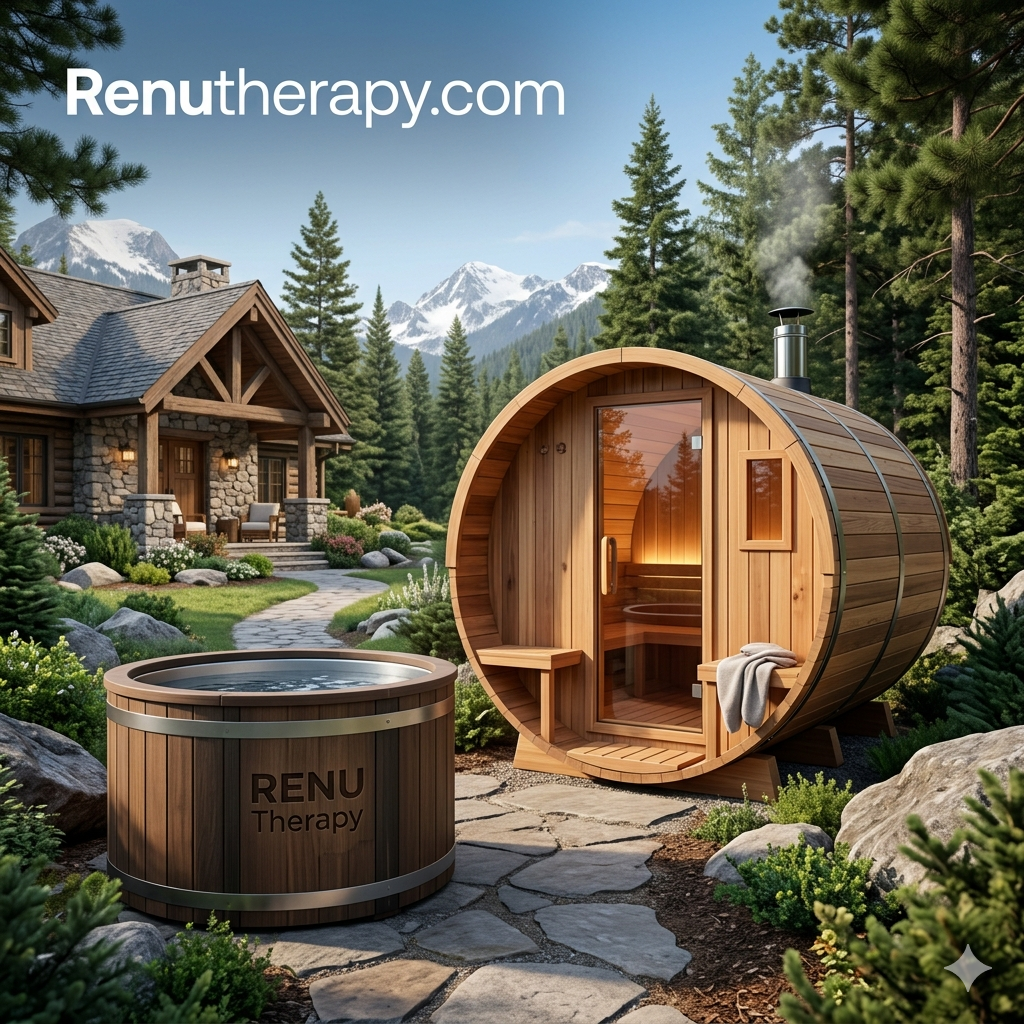 Outdoor Home Sauna for Relaxation