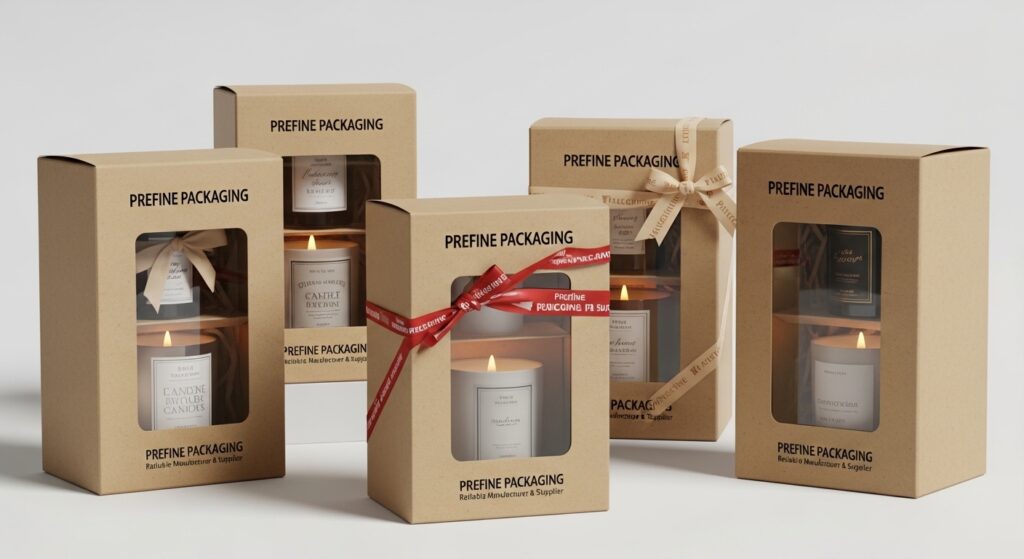 Candle Boxes With Window – Reliable Manufacturer & Supplier by Prefine Packaging
