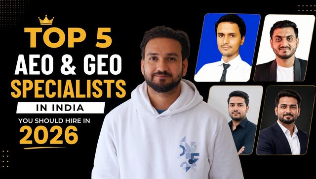 Top 5 AEO & GEO Experts in India to Hire in 2026