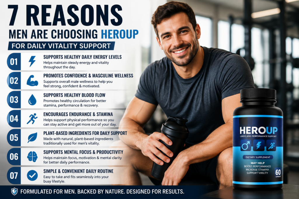 7 Reasons Men Are Choosing HeroUP for Daily Vitality Support